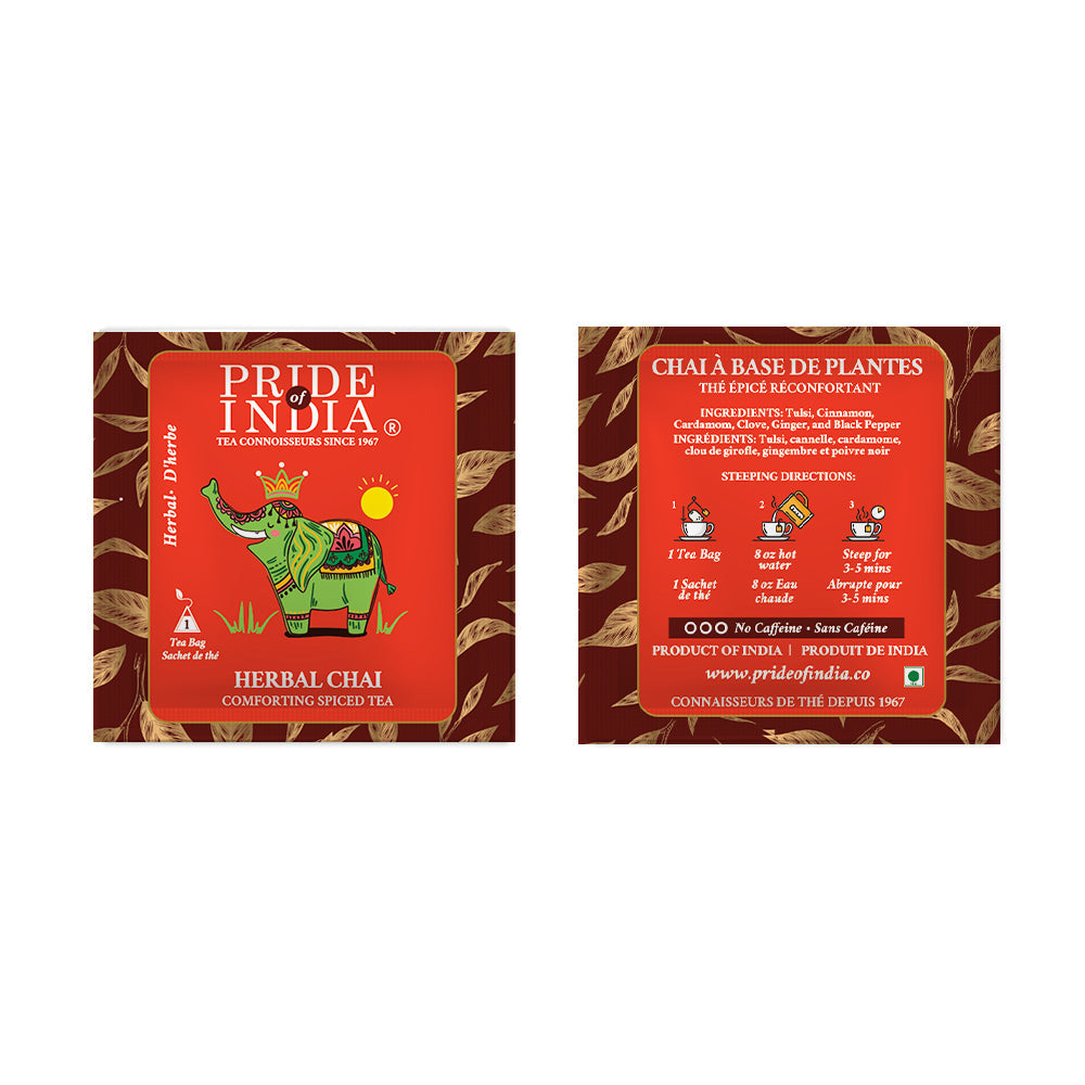 Herbal Chai - Comforting Spiced Tea Bags